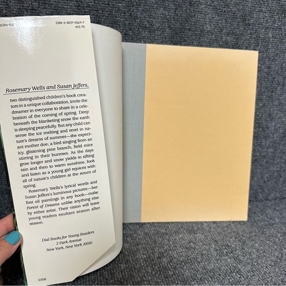 Forest of Dreams FIRST edition with DJ 1988 by Rosemary Wells and Susan Jeffers - Picture 2 of 14